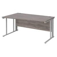 Dams International Wave Desk MCM16WLSGO 1,600 x 725 x 800 - 990 mm