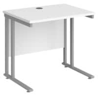 Dams International Desk MC608SWH 800 x 600 x 725 x 800 - 990 mm