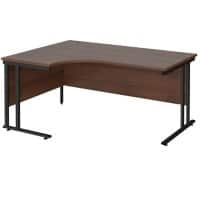 Dams International Left Hand Ergonomic Desk MC16ELKW 1,600 x 1,200 x 725 x 800 - 990 mm