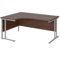 Dams International Left Hand Ergonomic Desk MC16ELSW 1,600 x 1,200 x 725 x 800 - 990 mm