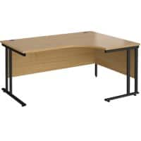 Dams International Right Hand Ergonomic Desk MC16ERKO 1,600 x 1,200 x 725 x 800 - 990 mm