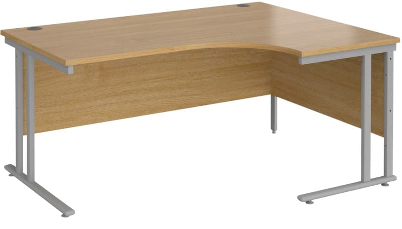 Dams International Right Hand Ergonomic Desk MC16ERSO 1,600 x 1,200 x 725 x 800 - 990 mm