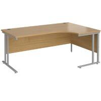 Dams International Right Hand Ergonomic Desk MC18ERSO 1,800 x 1,200 x 725 x 800 - 990 mm