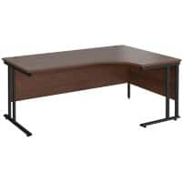 Dams International Right Hand Ergonomic Desk MC18ERKW 1,800 x 1,200 x 725 x 800 - 990 mm