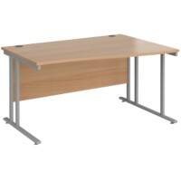 Dams International Wave Desk MC14WRSB 1,400 x 725 x 800 - 990 mm