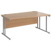 Dams International Wave Desk MC16WRSB 1,600 x 725 x 800 - 990 mm