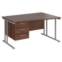 Dams International Wave Desk MC14WRP3SW 1,400 x 725 x 800 - 990 mm