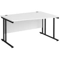 Dams International Wave Desk MC14WRKWH 1,400 x 725 x 800 - 990 mm