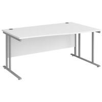 Dams International Wave Desk MC16WRSWH 1,600 x 725 x 800 - 990 mm