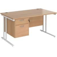 Dams International Desk MC14P2WHB 1,400 x 800 x 725 mm