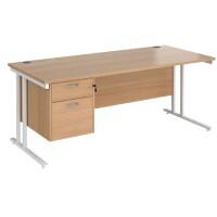 Dams International Desk MC18P2WHB 1,800 x 800 x 725 mm