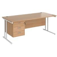 Dams International Desk MC18P3WHB 1,800 x 800 x 725 mm