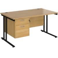 Dams International Desk MC14P2KO 1,400 x 800 x 725 x 800 - 990 mm