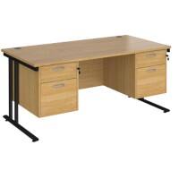 Dams International Desk MC16P22KO 1,600 x 800 x 725 x 800 - 990 mm