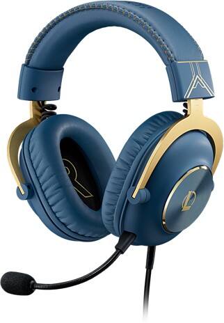 Logitech Pro X Wired Gaming Headset Blue Gold