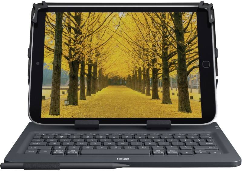 Logitech Case With Keyboard Black