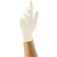 UNICARE Disposable Gloves Latex Non-powdered Large (L) Natural Pack of 100