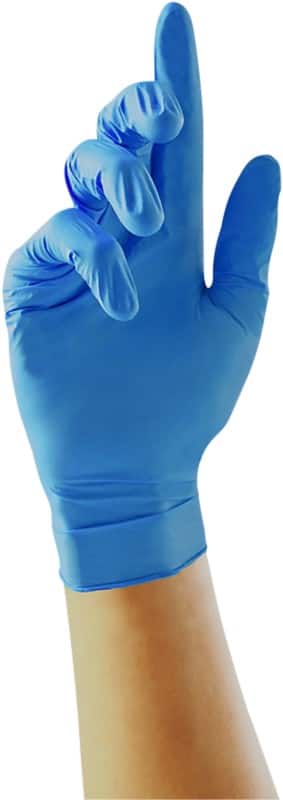 UNICARE Disposable Gloves Nitrile Non-Powdered Small (S) Blue Pack of 100