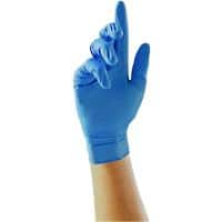 UNICARE Disposable Gloves Nitrile Non-powdered Extra Large (XL) Blue Pack of 100