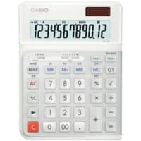 Casio Desktop Calculator DE-12E-WE 12 Digit Display White