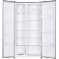Statesman American Side-By-Side Fridge - Freezer Energy Rating E Silver