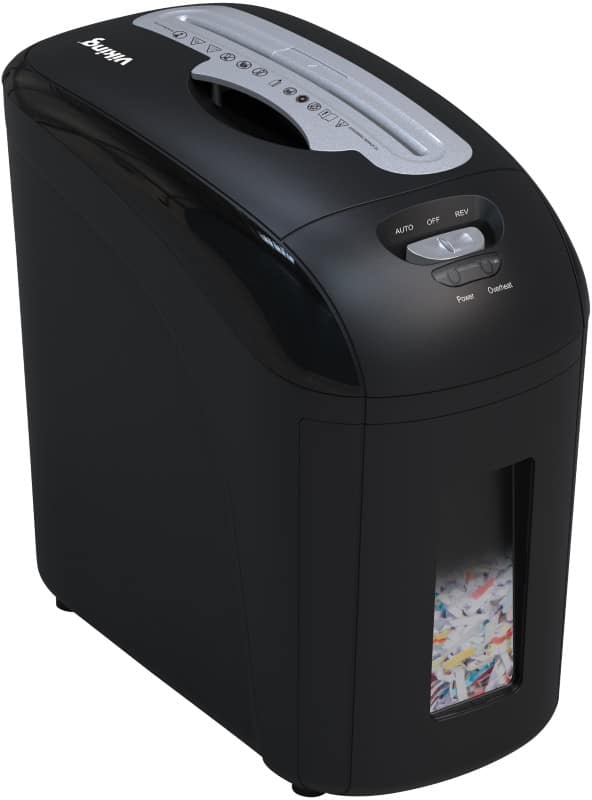 Viking Shredder 10 Sheets Cross Cut Security Level P-4 10 L OS1006C