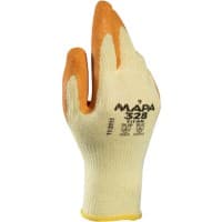 Mapa Professional Titan 328 Handling Gloves Latex Non-Powdered Extra Large (XL) Yellow 2 Gloves 