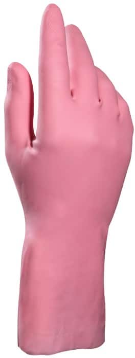 Mapa Professional Vital 115 Cleaning Gloves Latex Non-Powdered Medium (M) Pink 2 Gloves 
