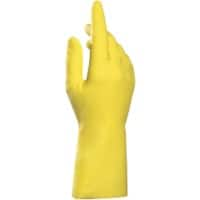 Mapa Professional Vital 124 Cleaning Gloves Latex Non-Powdered Extra Extra Large (XXL) Yellow 2 Gloves 