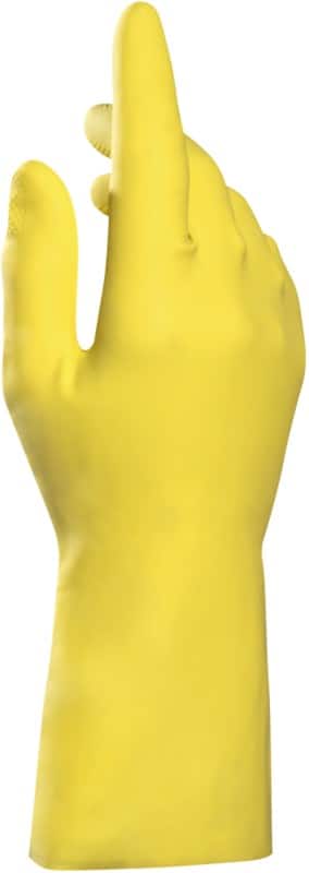 Mapa Professional Vital 124 Cleaning Gloves Latex Non-Powdered Medium (M) Yellow 2 Gloves 