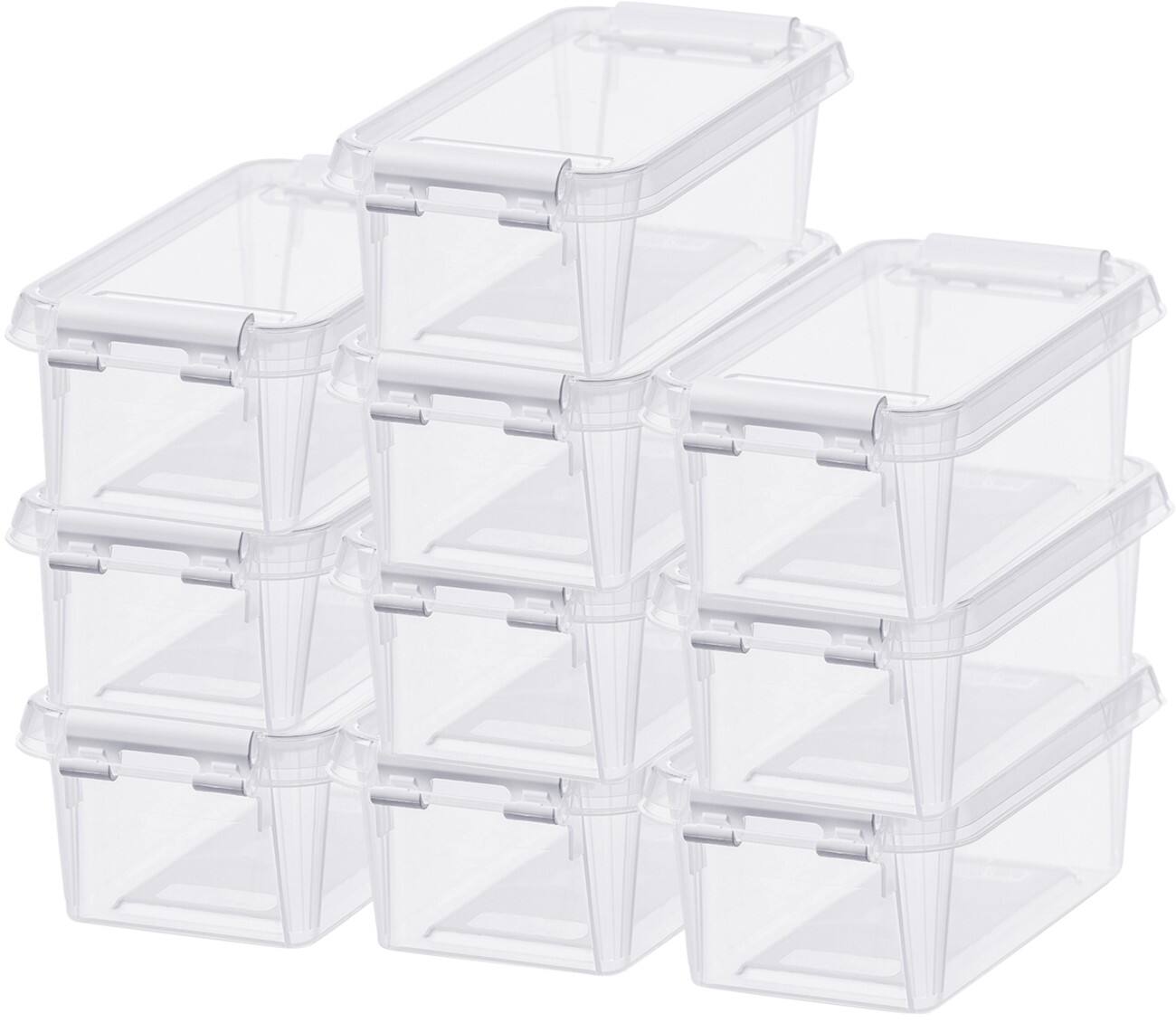 SmartStore Storage Boxes Plastic Transparent 9 (W) x 15 (D) x 11 (H) cm ...