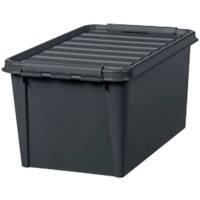 SmartStore Storage Boxes Plastic Grey 39 (W) x 59 (D) x 41 (H) cm Pack of 3