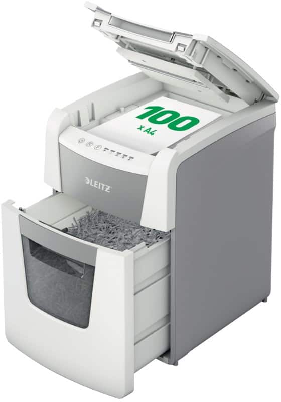 Leitz IQ P-5 Micro-Cut Autofeed Shredder, 110 Shee