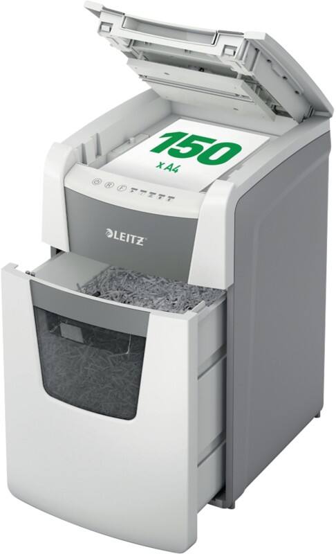 Leitz Auto Feed IQ Autofeed Shredder 165 Sheets Micro Cut Security Level P-5 44 L Office 150 P5