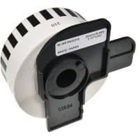 QL Label Roll Compatible Brother DK-22210 5BR22210 Adhesive Black on White 96 x 91 mm