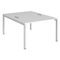 Dams International Connex Back to Back Desk White 1,200 x 1,600 x 725 mm