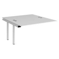 Dams International Connex Add on Units Back to Back Desk White 1,400 x 1,600 x 725 mm