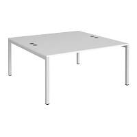 Dams International Connex Back to Back Desk White 1,600 x 1,600 x 725 mm