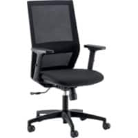 Realspace Theo Office Chair Synchro Tilt Mesh 3D Armrest Seat Height Adjustable Black 120 kg