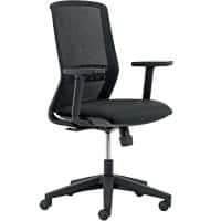 Unbranded Tekna Ergonomic Chair Synchro Tilt Mesh 3D Armrest Black