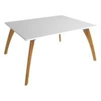 Dams International Enable Straight Desk Square Beech 1,600 x 1,600 x 745 mm