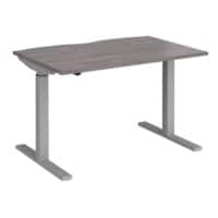 Dams International Elev8 Mono Height Adjustable Sit Stand Desk Rectangular Oak 1,200 (W) x 800 (D) x 1,200 (H) mm