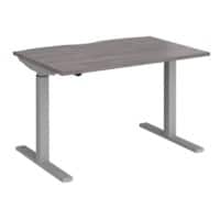 Dams International Elev8 Mono Height Adjustable Sit Stand Desk Rectangular Oak 1,200 x 800 x 1,200 mm