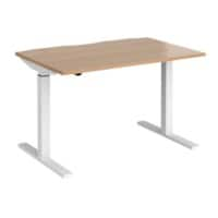 Dams International Elev8 Mono Rectangular Height Adjustable Sit Stand Desk 1,200 x 800 x 1,200 mm