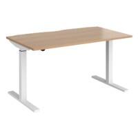 Dams International Elev8 Mono Height Adjustable Sit Stand Desk Rectangular 1,400 x 800 x 1,200 mm