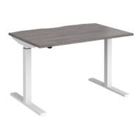 Dams International Elev8 Mono Height Adjustable Sit Stand Desk Rectangular Oak 1,200 x 800 x 1,200 mm