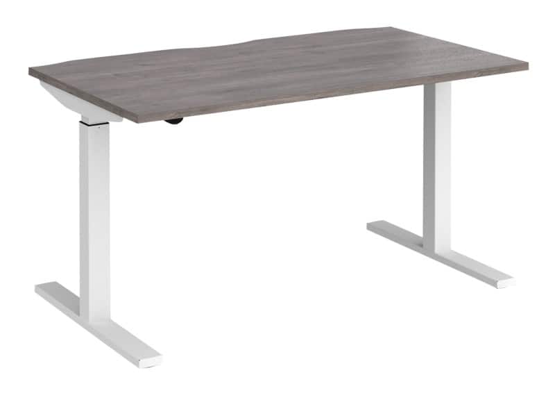 Dams International Elev8 Mono Height Adjustable Sit Stand Desk Rectangular Oak 1,400 x 800 x 1,200 mm