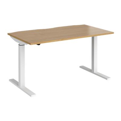 Dams International Elev8 Mono Rectangular Height Adjustable Sit Stand Desk 1,400 x 800 x 1,200 mm