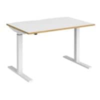 Dams International Elev8 Mono Height Adjustable Sit Stand Desk Rectangular Oak 1,200 x 800 x 1,200 mm