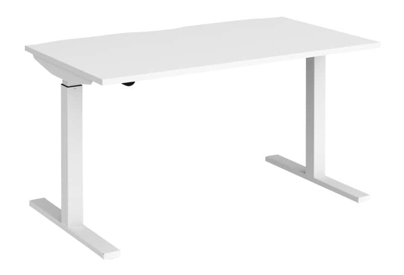 Dams International Elev8 Mono Height Adjustable Sit Stand Desk Rectangular 1,400 x 800 x 1,200 mm